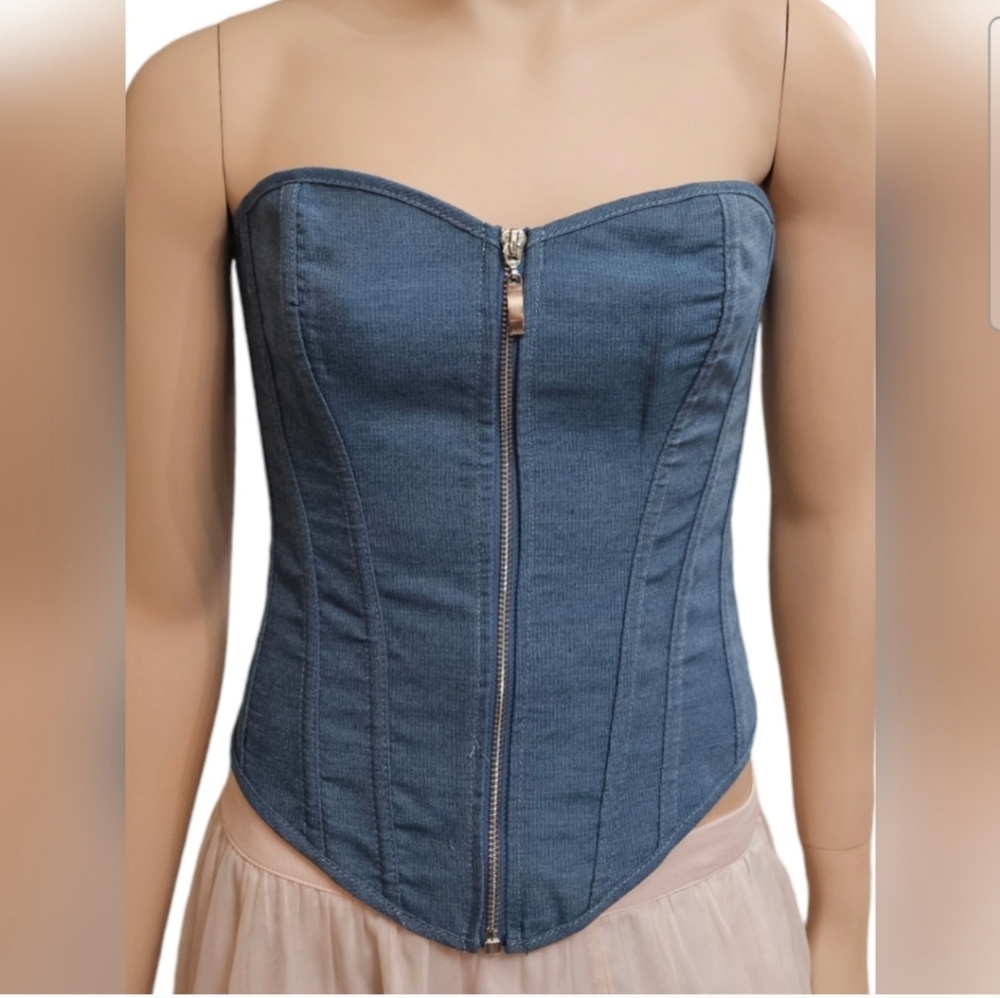 Denim Bustier